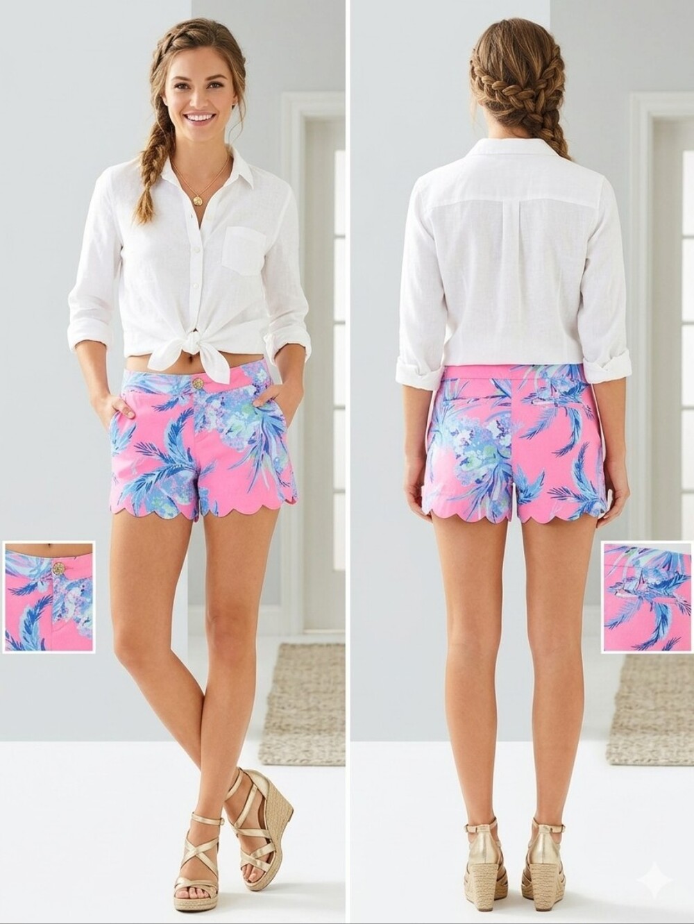 LILLY PULITZER‎  Buttercup Scallop Edge Size 00